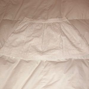 Gap white eyelet skirt